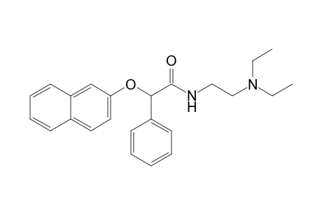 N-[2-(diethylamino)ethyl]-2-[(2-naphthyl)oxy]-2-phenylacetamide