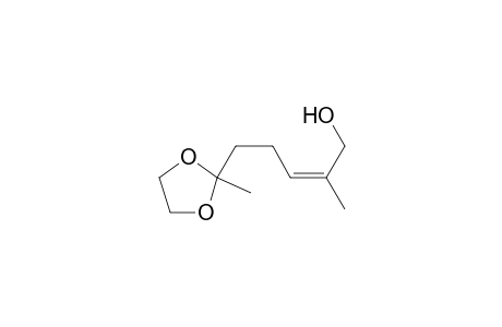 2-Penten-1-ol, 2-methyl-5-(2-methyl-1,3-dioxolan-2-yl)-, (Z)-