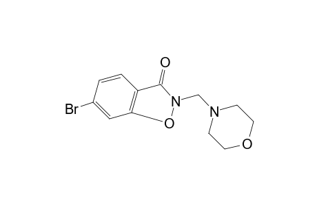 6-bromo-2-(morpholinomethyl)-1,2-benzisoxazolin-3-one