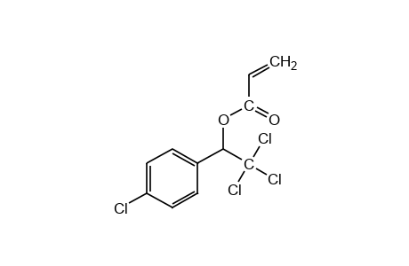 p-chloro-alpha-(trichloromethyl)benzyl alcohol, acrylate