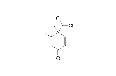 1-DICHLORMETHYL-1,2-DIMETHYL-CYCLOHEXADIEN-4-ONE