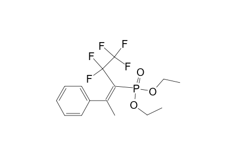 Diethyl (1-pentafluoroethyl-2-phenylprop-1-enyl)phosphonate