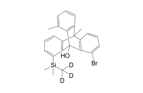 1-bromo-8-(dimethyl(methyl-d3)silyl)-10,13-dimethyltriptycene