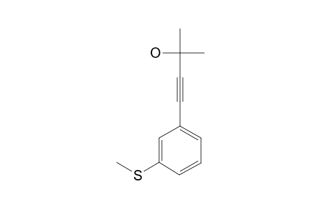 2-Methyl-4-(3-methylsulfanylphenyl)but-3-yn-2-ol