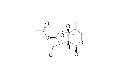 (1R)-1,5-DIHYDROXY-3,8-EPOXY-VALECHLORINE