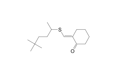 Cyclohexanone, 2-[(butylthio)methylene]-4-(1,1-dimethylethyl)-