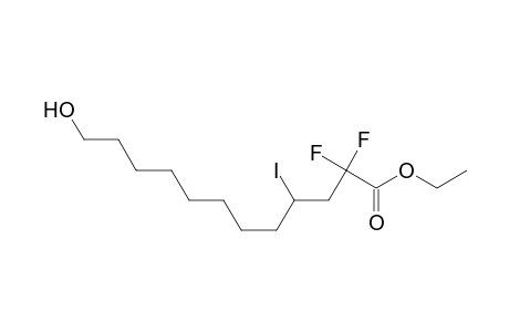 Ethyl 2,2-Difluoro-4-iodo-12-hydroxydodecanoate