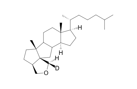 [6.beta.-2H]-4a-Oxa-A-bishomo-B-nor-3.alpha.,5-cyclo-5.beta.-cholestane