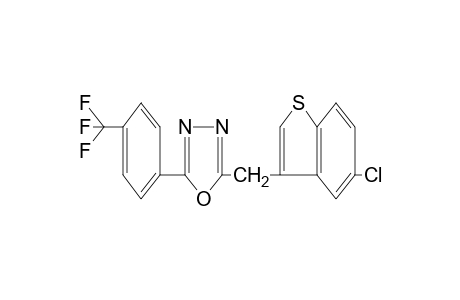 2-[(5-CHLOROBENZO[b]THIEN-3-YL)METHYL]-5-(alpha,alpha,alpha-TRIFLUORO-p-TOLYL)-1,3,4-OXADIAZOLE