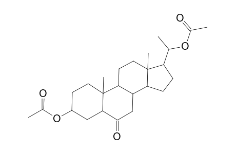 20-(Acetyloxy)-6-oxopregnan-3-yl acetate