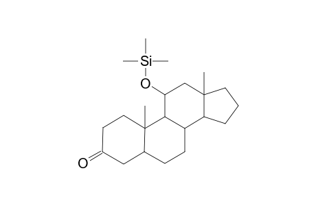 5.ALPHA.-ANDROSTAN-11.ALPHA.-OL-3-ONE(11.ALPHA.-TRIMETHYLSILYL ETHER)