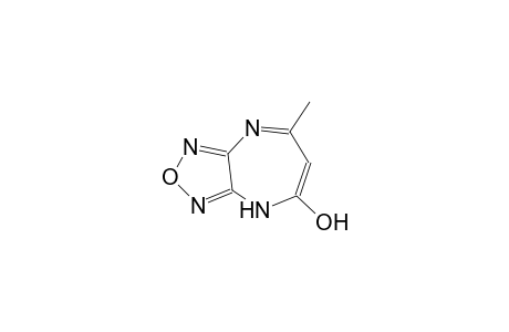 5-hydroxy-7-methyl-4H-furazano[3,4-b](1,4-diazepine)