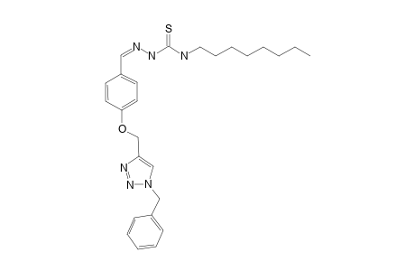 (Z)-2-[4-[(1-BENZYL-1H-1,2,3-TRIAZOL-4-YL)-METHOXY]-BENZYLIDENE]-N-OCTYL-HYDRAZINE-CARBOTHIOAMIDE