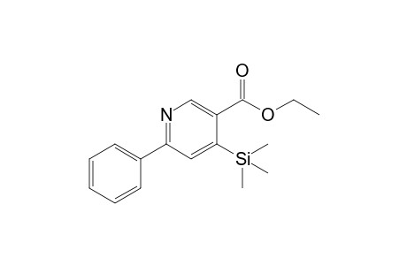 Ethyl 4-(Trimethylsilyl)-6-phenylnicotinate