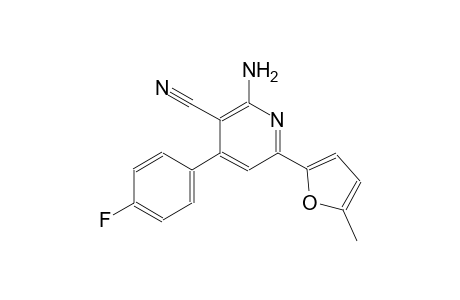 2-amino-4-(4-fluorophenyl)-6-(5-methyl-2-furyl)nicotinonitrile