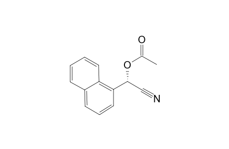 (S)-(+-)-Acetoxy-(1-naphthyl)-acetonitrile