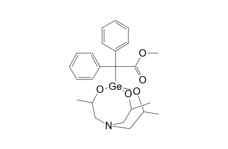 Methyl diphenyl-(3,7,10-trimethylgermatranyl)acetate