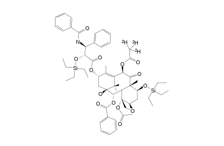 2',7-BIS-TRIETHYLSILYL-10-DEACETYL-10-TRIDEUTEROACETYLTAXOL