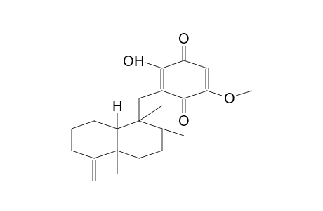 2,5-CYCLOHEXADIENE-1,4-DIONE, 3-[(DECAHYDRO-1,2,4A-TRIMETHYL-5-METHYLENE-1-NAPHTHALENYL)METHYL]-2-HYDROXY-5-METHOXY-