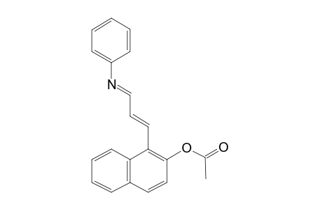 2-Naphthalenol, 1-(3-(phenylimino)-1-propenyl)-, acetate