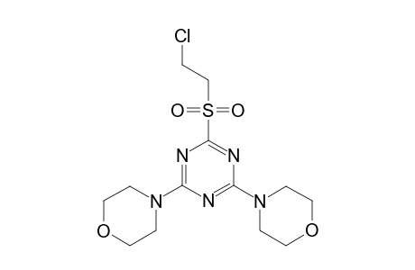 Morpholine, 4-[4-[(2-chloroethyl)sulfonyl]-6-(4-morpholinyl)-1,3,5-triazin-2-yl]-