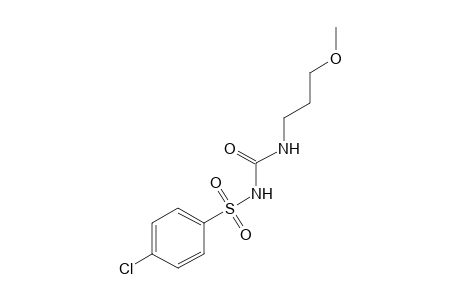 1-(3-methoxypropyl)-3-(p-chlorophenylsulfonyl)urea