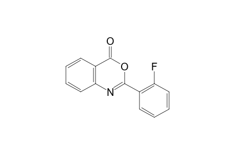 2-(o-fluorophenyl)-4H-3,1-benzoxazin-4-one