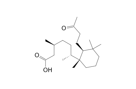 9(r)-9-methyl-8-oxo-8,9-secolabdan-15-oic acid
