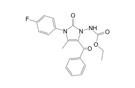 1-[(Ethoxycarbonyl)amino]-3-(4'-fluorophenyl)-4-methyl-5-benzoyl-1,3-imidazolin-2-one