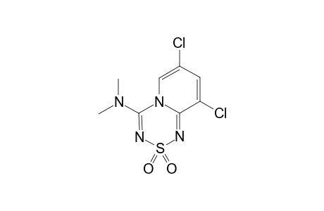 7,9-Dichloro-4-(N,N-dimethylamino)-2,2-dioxo-2H-2-.lambda(6).-H-pyrido[2,1-c]-(1,2,4,6)-thiatriazine