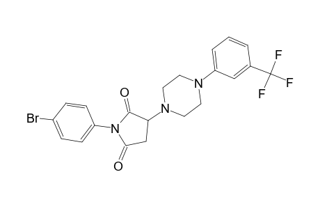 1-(4-Bromophenyl)-3-{4-[3-(trifluoromethyl)phenyl]-1-piperazinyl}-2,5-pyrrolidinedione