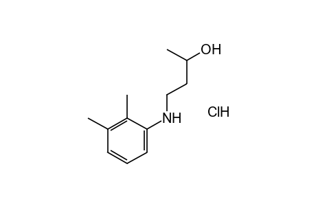 4-(2,3-xylidino)-2-butanol, hydrochloride