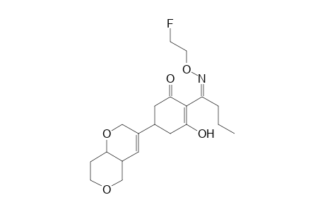 2-Cyclohexen-1-one, 2-[1-[(2-fluoroethoxy)imino]butyl]-3-hydroxy-5-(4a,7,8,8a-tetrahydro-2H,5H-pyrano[4,3-b]pyran-3-yl)-