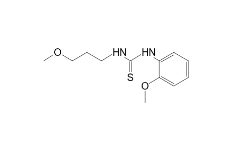 1-(o-methoxyphenyl)-3-(3-methoxypropyl)-2-thiourea