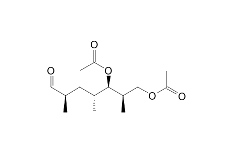 (2R*,4R*,5R*,6R*)-5,7-Diacetoxy-2,4,6-trimethylheptanal