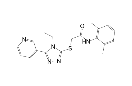 acetamide, N-(2,6-dimethylphenyl)-2-[[4-ethyl-5-(3-pyridinyl)-4H-1,2,4-triazol-3-yl]thio]-
