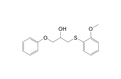 1-((2-Methoxyphenyl)thio)-3-phenoxypropan-2-ol