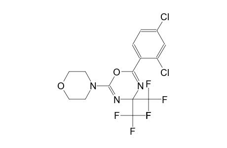2-(2,4-dichlorophenyl)-6-(4-morpholinyl)-4,4-bis(trifluoromethyl)-4H-1,3,5-oxadiazine