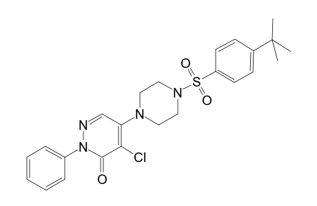 5-[4-(4-tert-butylphenyl)sulfonyl-1-piperazinyl]-4-chloro-2-phenyl-3-pyridazinone