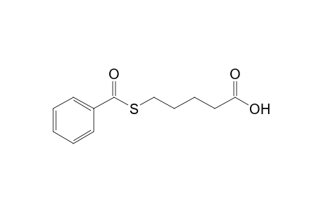 5-(Benzoylthio)pentanoic acid