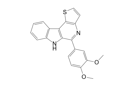 5-(3,4-DIMETHOXYPHENYL)-6H-THIENO-[2',3':5,6]-PYRIDO-[3,4-B]-INDOLE