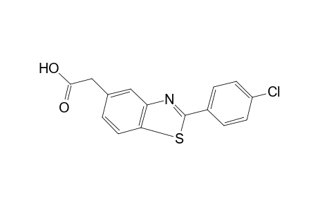 2-(p-chlorophenyl)-5-benzothiazoleacetic acid