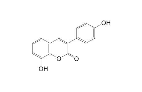 8-Hydroxy-3-(p-hydroxyphenyl)coumarin