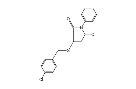 2-[(p-chlorobenzyl)thio]-N-phenylsuccinimide