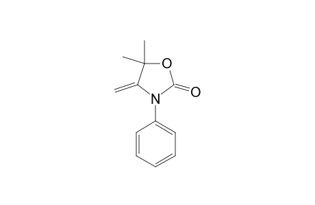 5,5-Dimethyl-4-methylene-3-phenyloxazolidin-2-one