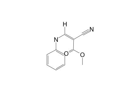 E-METHYL-2-CYANO-3-(PHENYLAMINO)-PROPENOATE