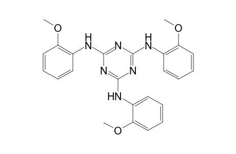 1,3,5-triazine-2,4,6-triamine, N~2~,N~4~,N~6~-tris(2-methoxyphenyl)-