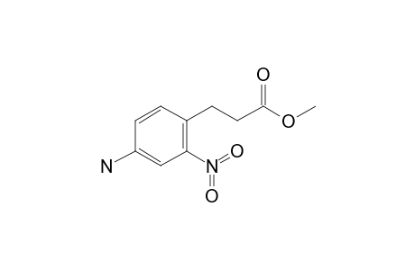 3-Phenpropionic acid, 2'-nitro-4'-amino-, methyl(ester)