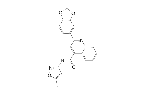 2-(1,3-benzodioxol-5-yl)-N-(5-methyl-3-isoxazolyl)-4-quinolinecarboxamide