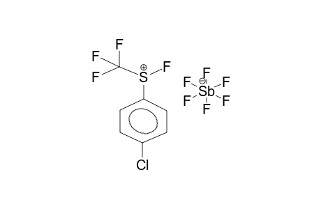 FLUORO(TRIFLUOROMETHYL)-PARA-CHLOROPHENYLSULPHONIUMHEXAFLUOROANTIMONATE